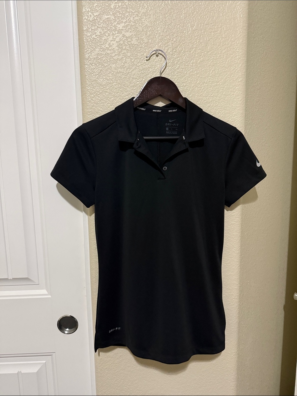 Nike Black Short Sleeve Polo Shirt